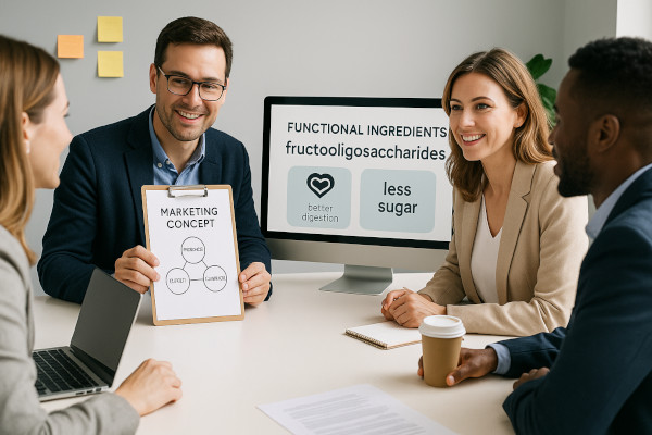 B2B and B2C communication and marketing of functional ingredients