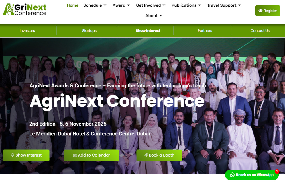 Vai al sito web di AgriNext Conference