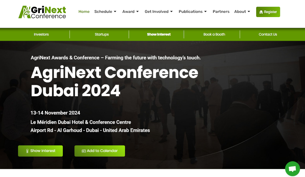 Vai al sito web di AgriNext Conference