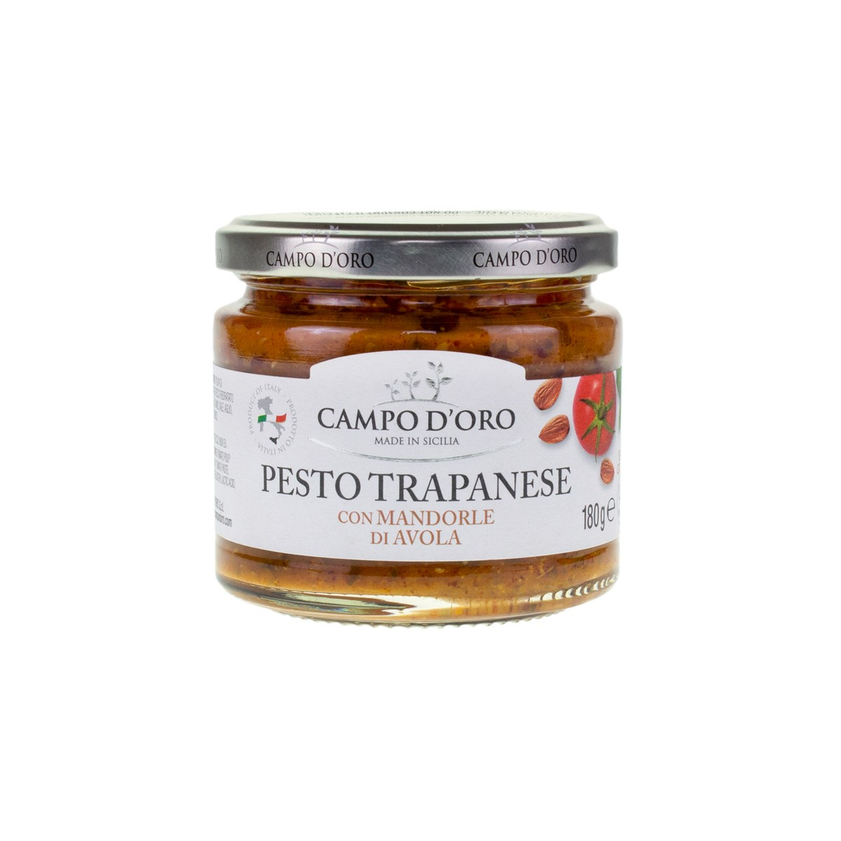 Pesto Trapanese Con Mandorle Di Avola