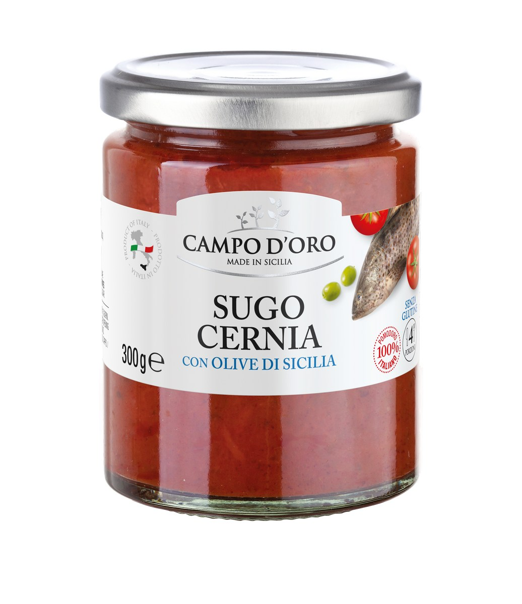 Sugo Cernia Con Olive Di Sicilia