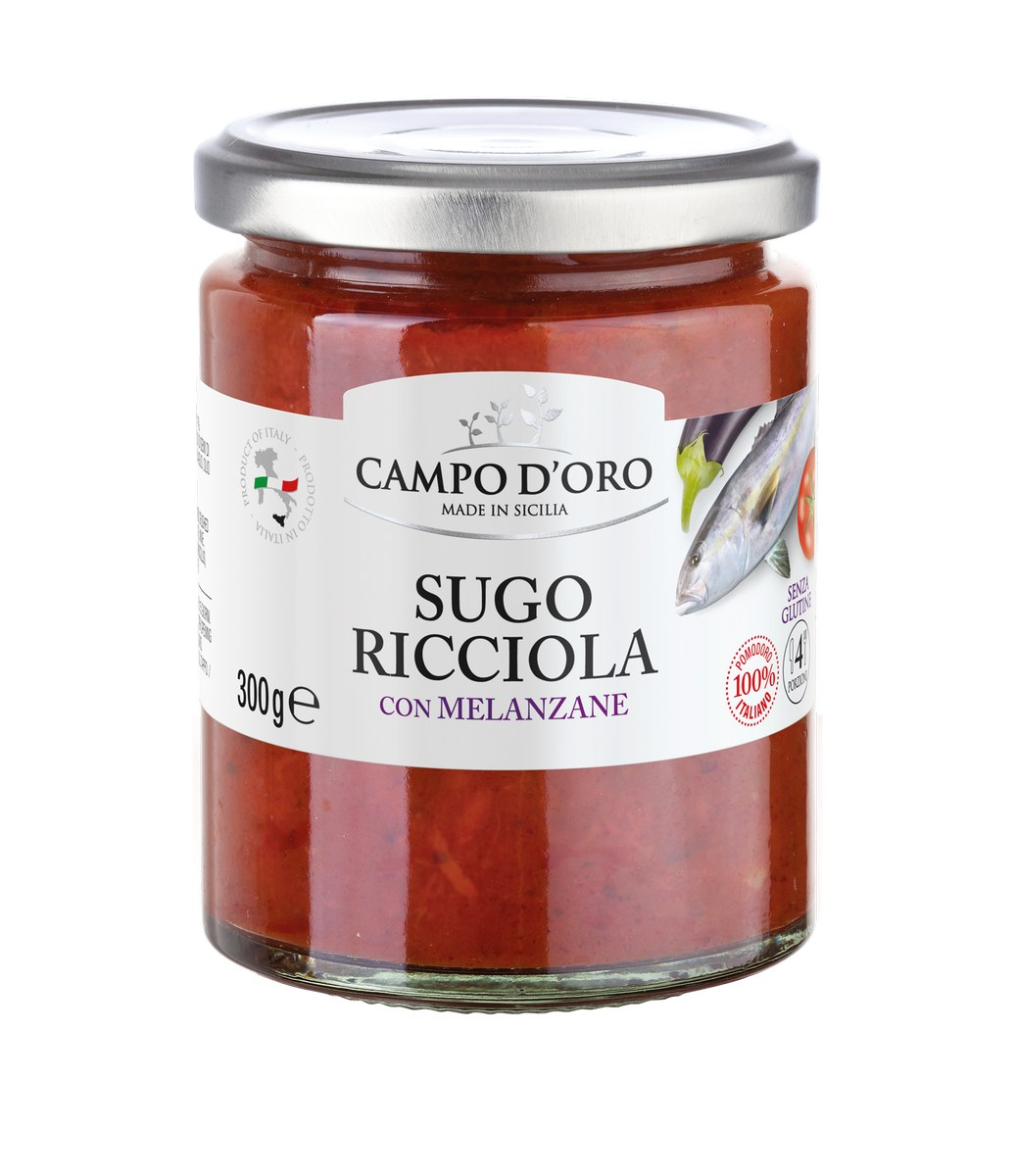 Sugo Ricciola Con Melanzane