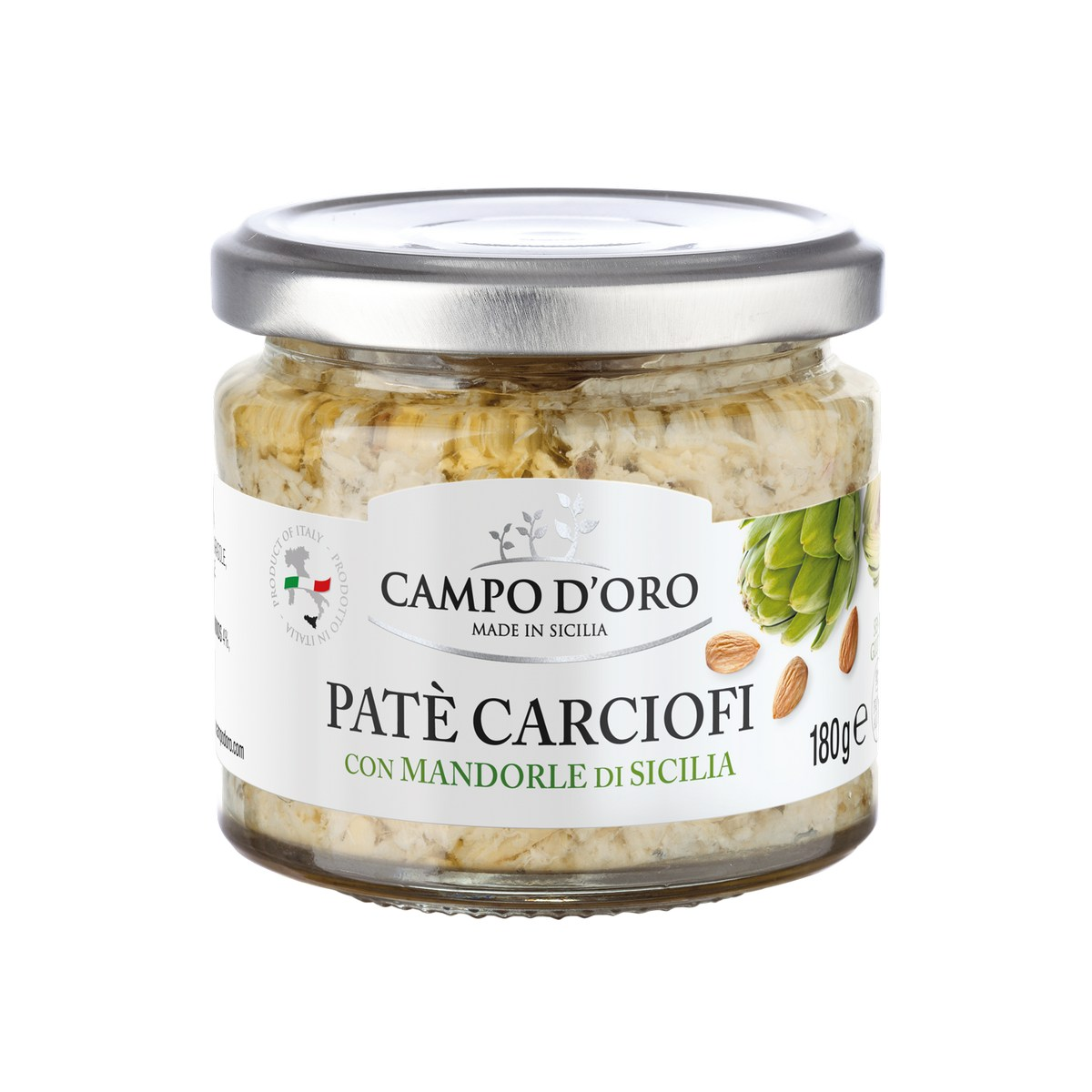 Pate’ Di Carciofi E Mandorle Di Sicilia