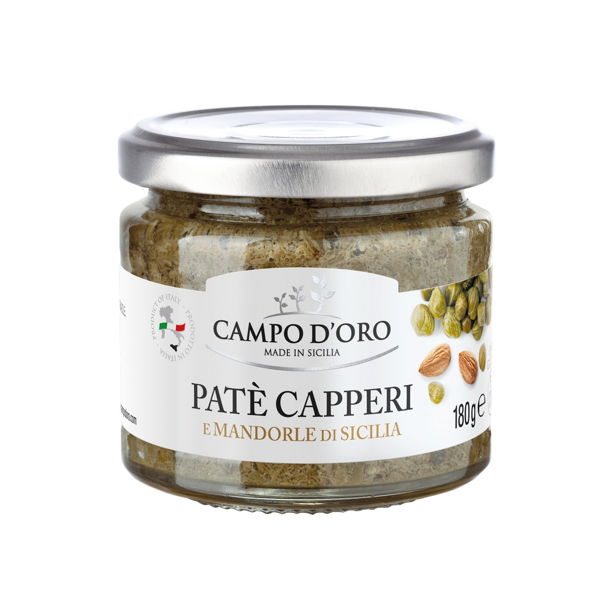 Pate’ Di Capperi Con Mandorle Di Sicilia