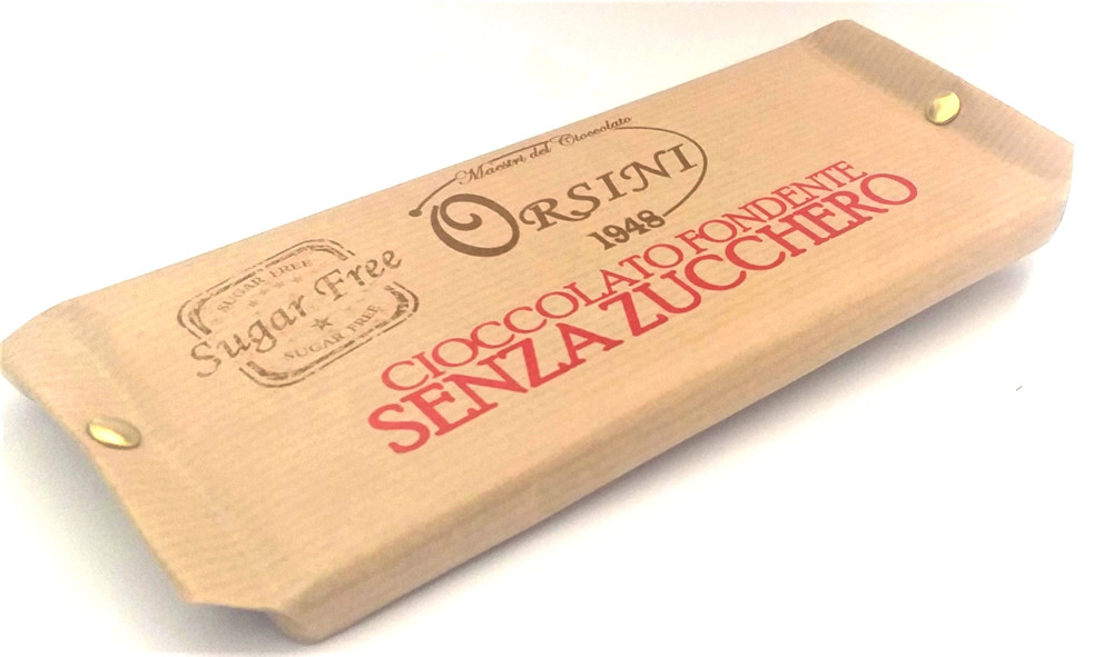 Barretta Di Cioccolato Extra Fondente Senza Zucchero