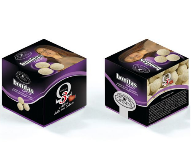 Omega 3 Cocco Essiccato Ricoperto Di Cioccolato Fondente