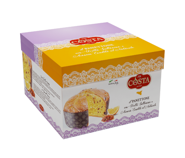 Panettone Classico Con Uva Sultanina E Scorzette D'Arancia