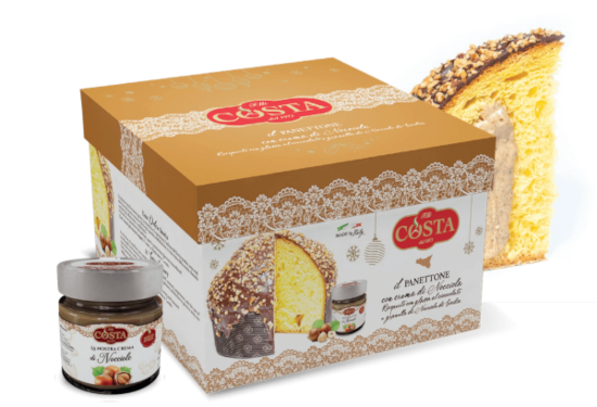 Panettone Con Crema Nocciola
