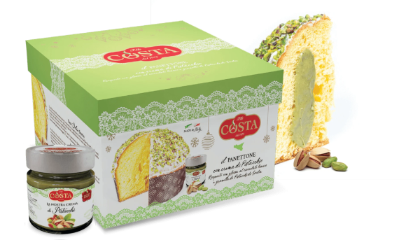 Panettone Con Crema Pistacchio