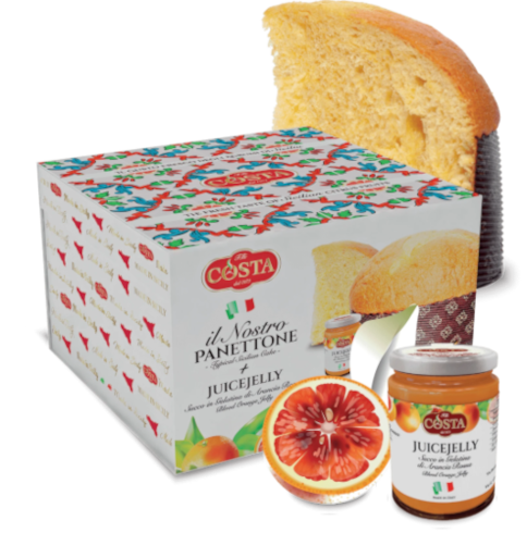 Panettone Con Juice Jelly Arancia Rossa