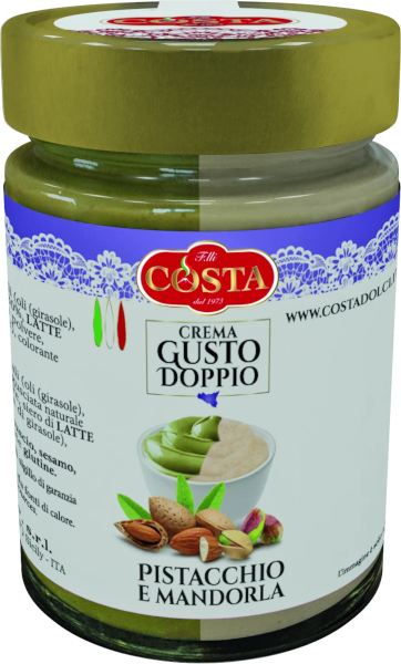 CREMA "GUSTO DOPPIO" PISTACCHIO E MANDORLA