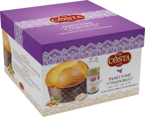 Panettone Senza Glassa Con Crema Mandorla