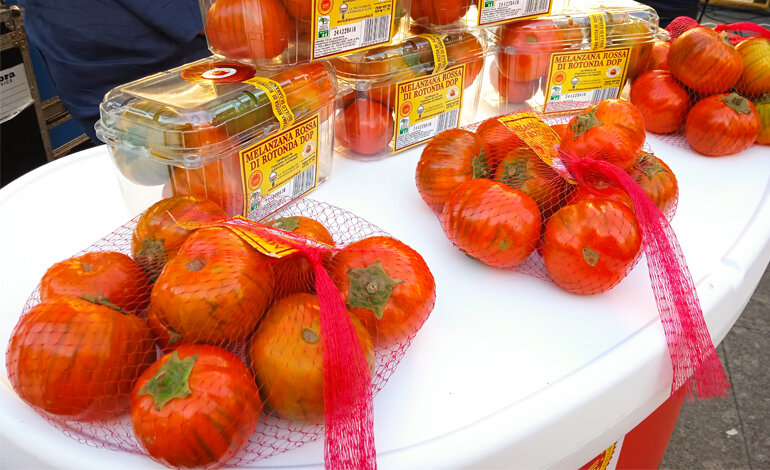 Attività di promozione del Consorzio di Tutela della melanzana rossa di Rotonda DOP