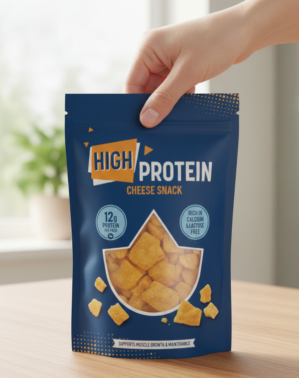 Snack di formaggio high-protein 