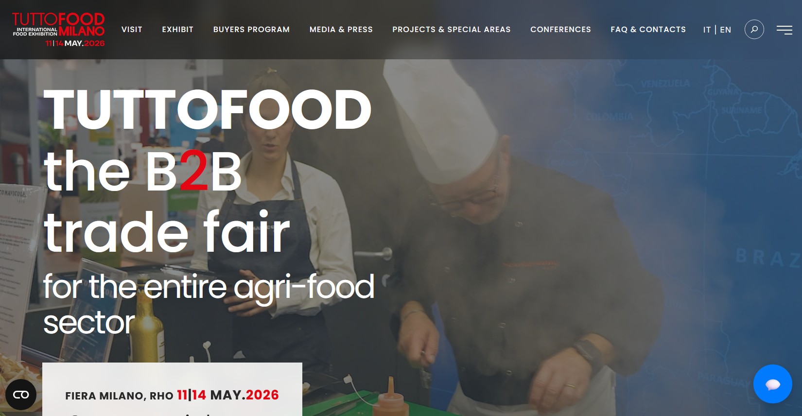 Vai al sito web di TUTTOFOOD 2026