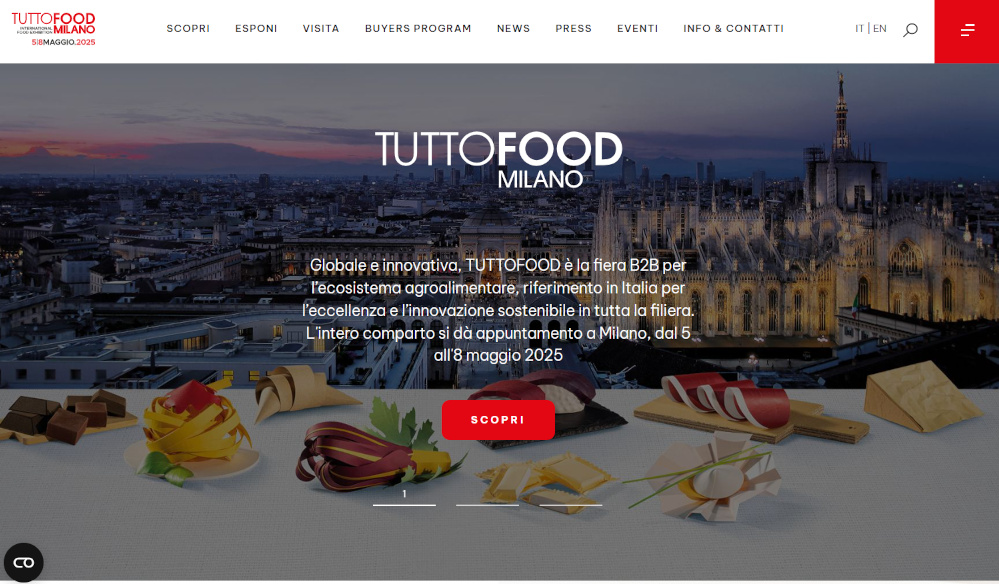 Vai al sito web di TUTTOFOOD 2025